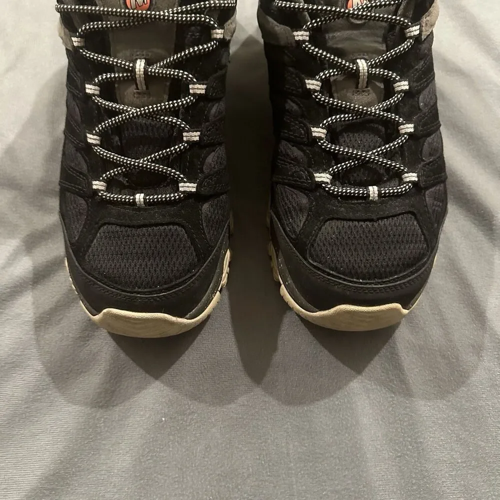 Merrell Moab 3 Hiking Shoes Mens 11 J036281W Athletic Suede Black Gray Vibram